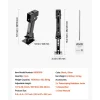 VEVOR Telescoping Stabilizer Jack, 2PCS Telescoping Folding Trailer Jack, Trailer Swing Down Stabilizer Jack for RV Trailer, Supports 1000lbs Capacity Each, Adjustable from 11.7 inch to 18.2 inch