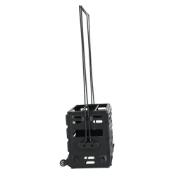 VEVOR Tennis Ball Hopper, Holds 175 Tennis Balls or 290 Pickleballs, Foldable Pickleball Basket Cart with Wheels for Easy Pick Up, Portable Baseball Cart Caddy with Storage Bag, for Training Coaching
