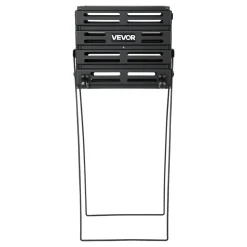VEVOR Tennis Ball Hopper, Holds 175 Tennis Balls or 290 Pickleballs, Foldable Pickleball Basket Cart with Wheels for Easy Pick Up, Portable Baseball Cart Caddy with Storage Bag, for Training Coaching
