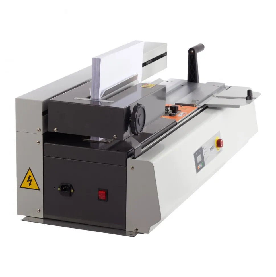 VEVOR Thermal Binding Machine, 400 Sheets Capacity Hot Glue Binding Machine, Thermal Book Binder 40mm Binding Thickness A3(Short Edge)/A4/A5 Document