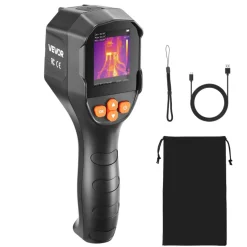 VEVOR Thermal Camera, TISR Super Resolution 240x180, Thermal Imaging Camera with 2MP Visual Camera, 96x96 IR Resolution, 25HZ Refresh Rate, -4°F to 1022°F, 4 Image Modes & 6 Color Palettes