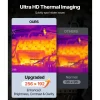 VEVOR Thermal Camera, 256 x 192 IR Resolution, Handheld Thermal Imaging Camera with 2MP Visual Camera, 25HZ Refresh Rate Infrared Imager with 3.5-Inch Touch Screen, -4°F to 1022°F, WIFI Supported