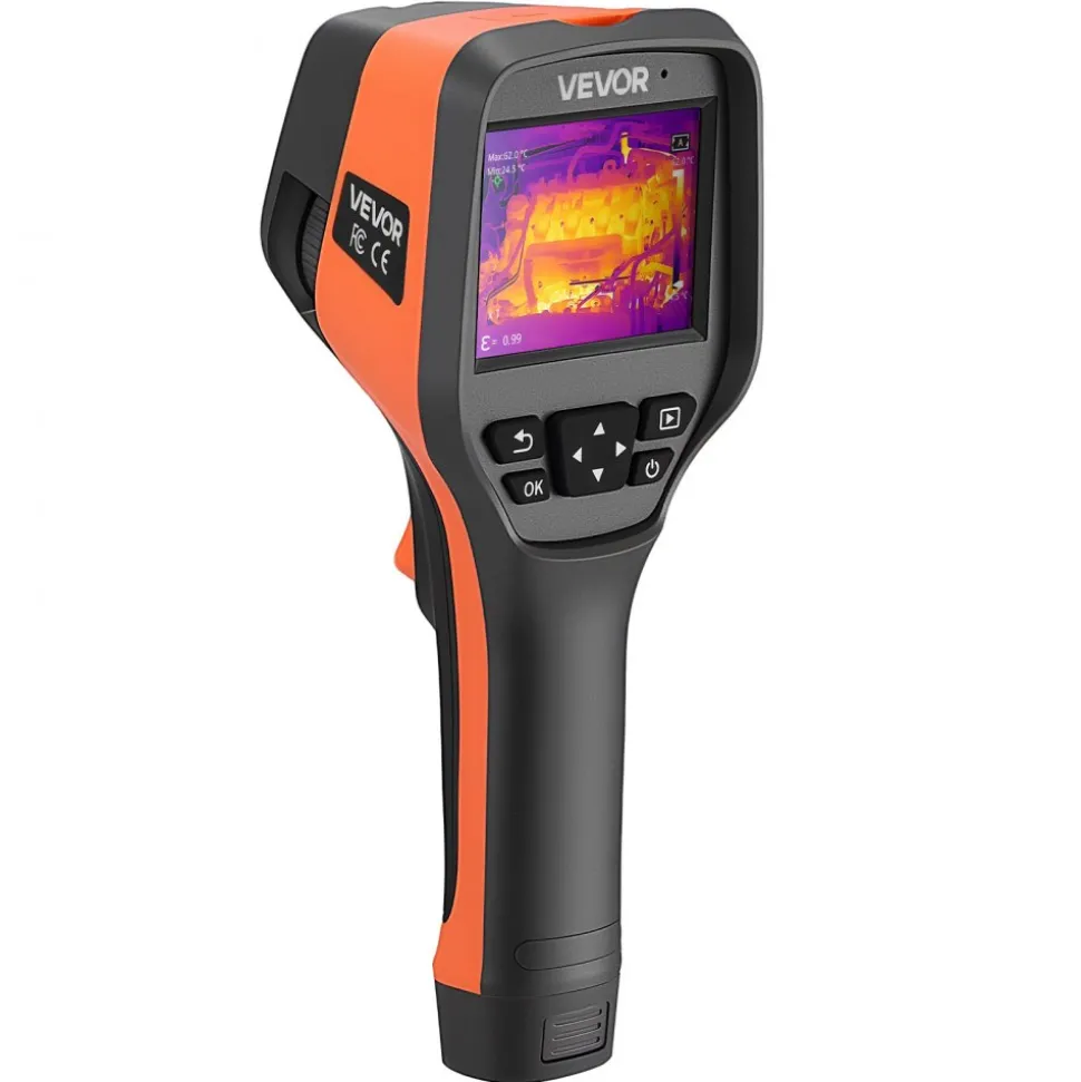 VEVOR Thermal Camera, 384 x 288 IR Resolution, Handheld Thermal Imaging Camera with 5MP Visual Camera, 30HZ Refresh Rate Infrared Imager with 3.5-Inch Touch Screen, -4°F to 1022°F, WIFI Supported