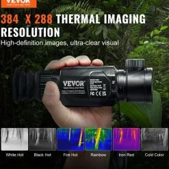 VEVOR Thermal Imager Monocular Hunting Imaging Telescope 1X -8X Zoom 0.39