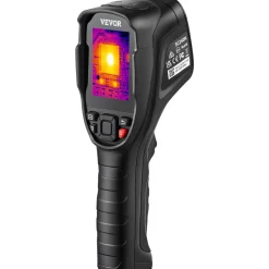 VEVOR Thermal Imaging Camera, 320 x 240 Pixels Super Resolution, 25Hz Refresh Rate Infrared Camera with -4 to 752°F Temperature Range, 32G Built-in SD Card, and Rechargeable Li-ion Battery