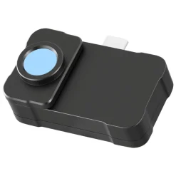 VEVOR Thermal Imaging Camera for Android & iOS, 512 x 384 Super Resolution with Macro Lens, 25HZ Refresh Rate Infrared Thermal Imager for Smartphones Tablets, 256 x 192 IR Resolution, -4°F to 1022°F