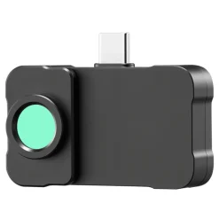 VEVOR Thermal Imaging Camera for Android & iOS, 512 x 384 Super Resolution with Macro Lens, 25HZ Refresh Rate Infrared Thermal Imager for Smartphones Tablets, 256 x 192 IR Resolution, -4°F to 1022°F