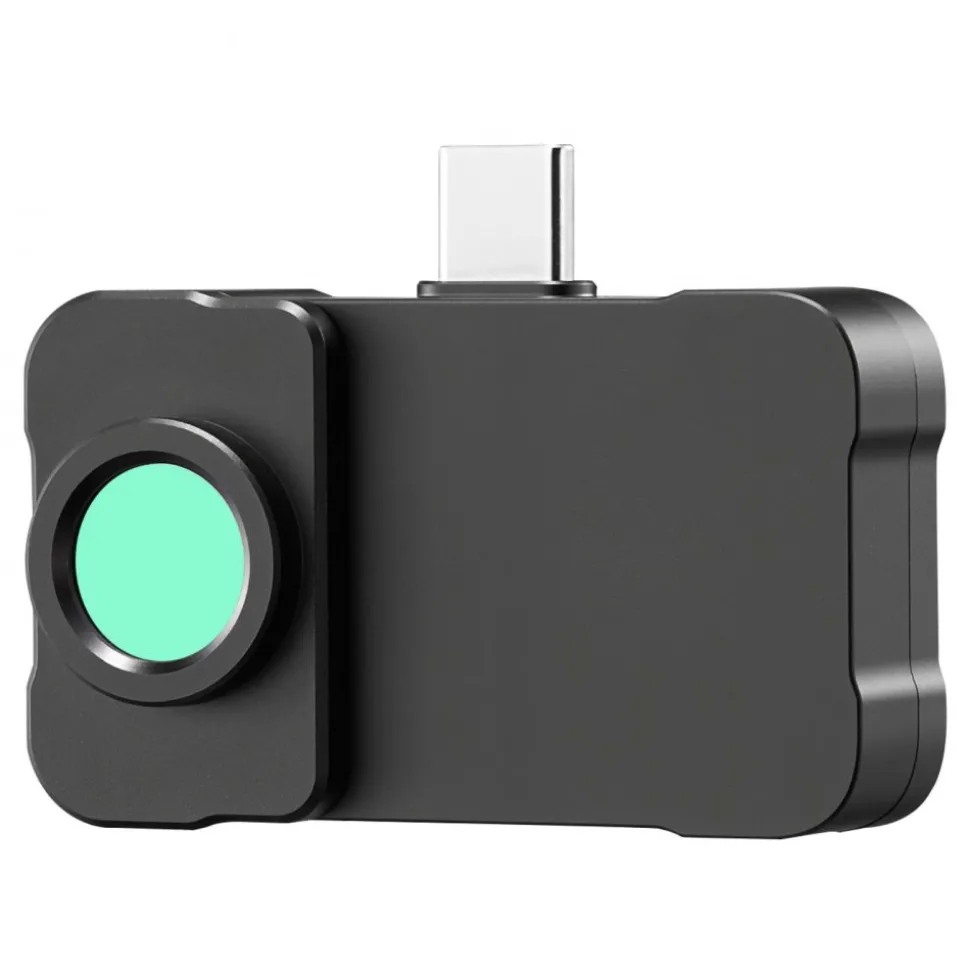 VEVOR Thermal Imaging Camera for Android & iOS, 512 x 384 Super Resolution with Macro Lens, 25HZ Refresh Rate Infrared Thermal Imager for Smartphones Tablets, 256 x 192 IR Resolution, -4°F to 1022°F