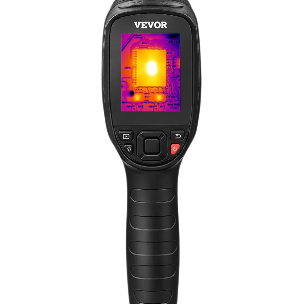 VEVOR Thermal Imaging Camera, 320 x 240 Pixels Super Resolution with 2MP Visual Camera, 25Hz Refresh Rate Infrared Camera with -4℉~1022℉ Temp, 64G SD Card and Rechargeable Li-ion Battery