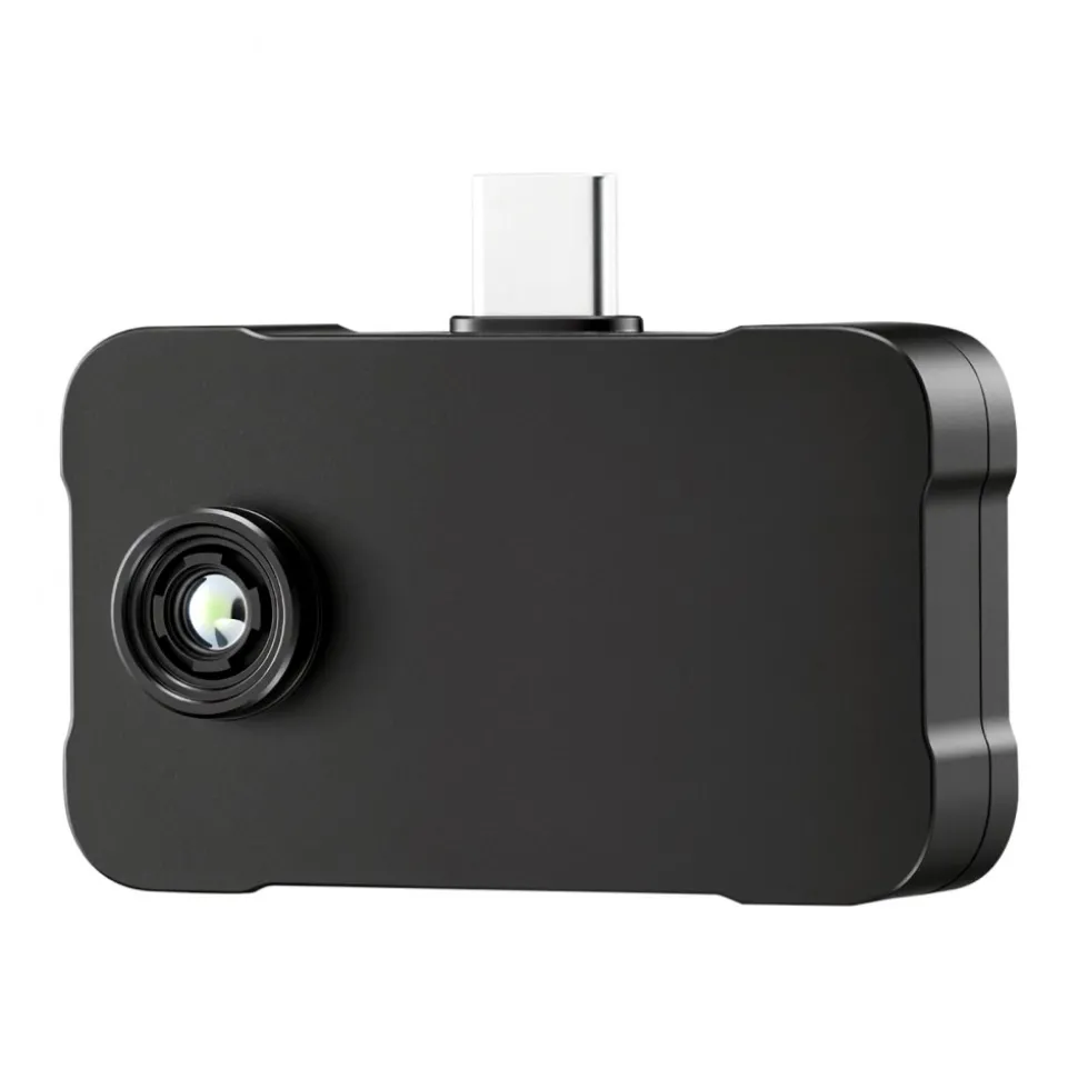 VEVOR Thermal Imaging Camera for Android & iOS, 512 x 384 Super Resolution, 25HZ Refresh Rate Infrared Thermal Imager for Smartphones Tablets, 256 x 192 IR Resolution, -4°F-1022°F & 6 Color Palettes