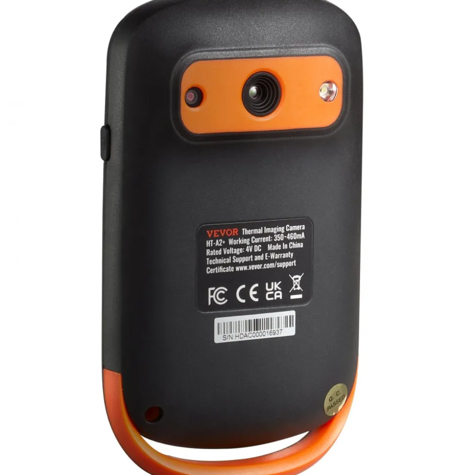 VEVOR Thermal Imaging Camera, 256 x 192 IR Resolution Pocket Infrared Thermal Imager with WiFi, 25Hz Refresh Rate Thermal Camera Pocket with 3.2" Touch Screen, 0.3MP Visual Camera, -4℉-1022℉, IP54