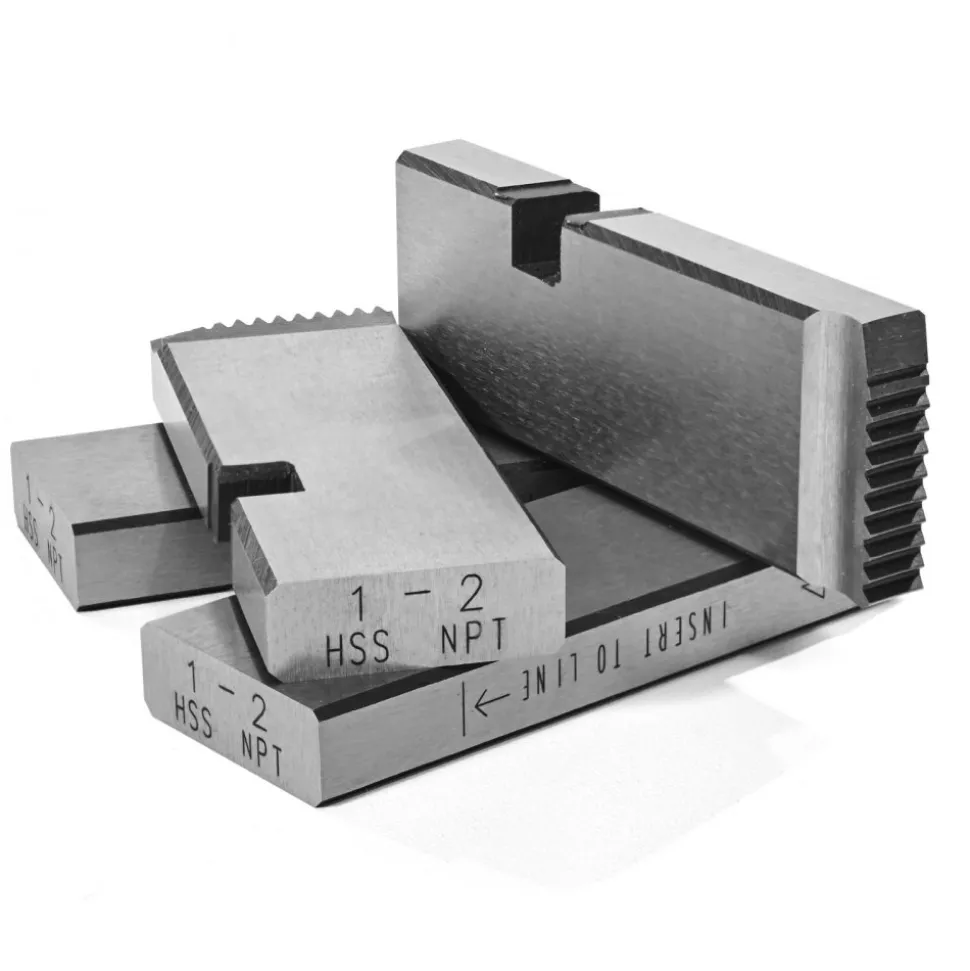 VEVOR Threading Machine Dies, 1"-2" NPT Pipe Dies(4 Packs), Right-Handed HSS Pipe Threading Dies, Fit VEVOR Split-Type Machines, RIDGID Universal Die Heads 504A, 711, 713, 811A, 815A, 816, 817, 842