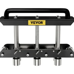 VEVOR Three-Station Edge Roller, Large Radius, 0-90° Bending Angle Sheet Metal Brake, Quickly Adjusts for Making 0.63
