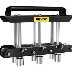 VEVOR Three-Station Edge Roller, Large Radius, 0-90° Bending Angle Sheet Metal Brake, Quickly Adjusts for Making 0.63