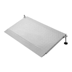 VEVOR Threshold Ramp for Doorways, 42.5 x 23.2 in, Platform Aluminum Wheelchair Ramp with Adjustable Height, Non-Slip Door Threshold Ramps, 1000 lbs Capacity, for Home Steps, Wheelchairs, Walkers