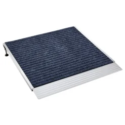VEVOR Threshold Ramp for Doorways, 36 x 36 in, Platform Aluminum Wheelchair Ramp with Adjustable Height, Non-Slip Door Threshold Ramps, 700 lbs Load Capacity, for Home Steps, Wheelchairs, Walkers