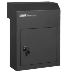 VEVOR Through The Door Key Drop Box, Heavy Duty Steel Through the Door Mailbox with 1.8