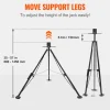 VEVOR 5th Wheel Tripod Stabilizer, 5000 LBS Load Capacity Tripod Fifth Wheel Stabilizer, 35"-57" Adjustable Height RV Gooseneck Stabilizer, Tripod Jack for Fifth-Wheel Trailers, RVs, and Campers