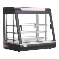 VEVOR 2-Tier Commercial Food Warmer Display, 800W Food Display Warmer with Light to Enhance Food Display, 86℉~185℉ Temperature Control, 58L Large Capacity for Hamburger, Pizza, Bread, Fried Chicken