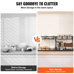 VEVOR 2 Tier Pull Out Cabinet Organizer(10.7