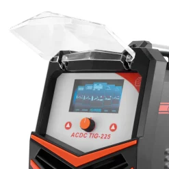 VEVOR TIG Welder, 225A 6-In-1 Aluminum Welding Machine (Large LED Display)- AC TIG/DC TIG/AC Pulse TIG/DC Pulse TIG/Spot TIG/MMA(Stick), 110&220V Dual Voltage Electric Welder with IGBT Inverter