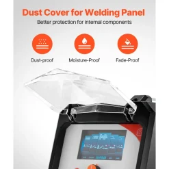 VEVOR TIG Welder, 225A 6-In-1 Aluminum Welding Machine (Large LED Display)- AC TIG/DC TIG/AC Pulse TIG/DC Pulse TIG/Spot TIG/MMA(Stick), 110&220V Dual Voltage Electric Welder with IGBT Inverter