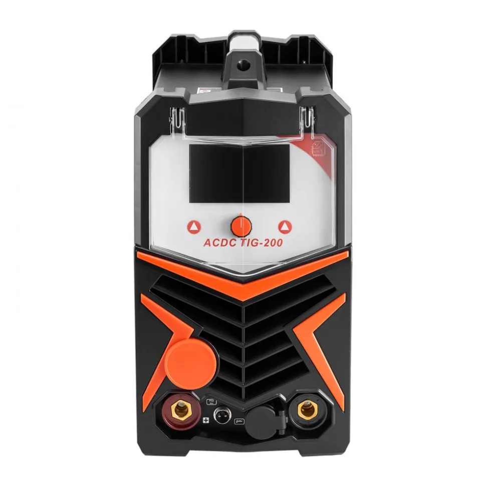 VEVOR TIG Welder, 200A 6-In-1 Aluminum Welding Machine (LED Display) - AC TIG/DC TIG/AC Pulse TIG/DC Pulse TIG/Spot TIG/MMA(Stick), 110&220V Dual Voltage Electric Welder with Synergic Control IGBT