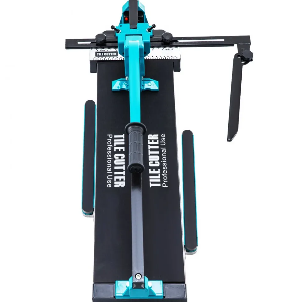 VEVOR Tile Cutter, 48 Inch Manual Tile Cutter, Tile Cutter Tools with Single Rail & Double Brackets, 3/5 in Cap with Precise Laser Guide, Snap Tile Cutter for Precision Cutting Porcelain Tiles Industr