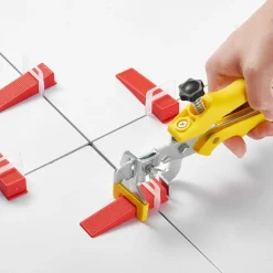 VEVOR Tile Leveling System, 1/8 Inch(3 mm) with 1pc Tile Plier, 700 PCS DIY Tile Leveler Spacers Clips and 200 PCS Reusable Wedges, Tile Tools Set for Professional Ceramic Tile and Stone Installation