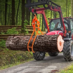 VEVOR Timber Claw Hook, 28 inch 4 Claw Log Grapple for Logging Tongs, Swivel Steel Log Lifting Tongs, Eagle Claws Design with 2205 lbs/1000 kg Loading Capacity for Tractors, ATVs, Trucks, Forklifts