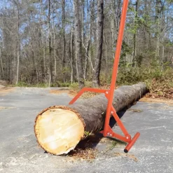 VEVOR Timberjack, 46.5 in, Heavy Duty Steel Log Roller, Log Lifter with Adjustable Cant Hook, Logging Tools Log Jack for Logs Ups to 25