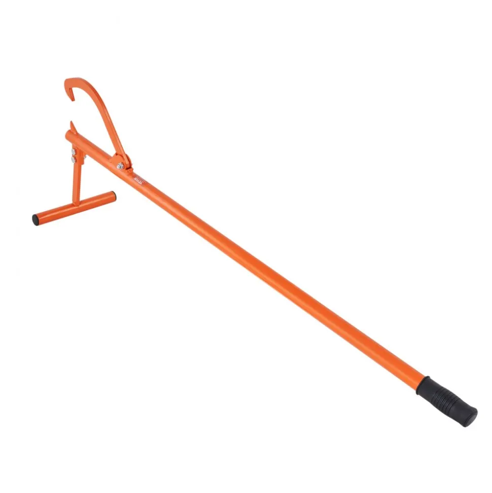 VEVOR Timberjack, 48 in, Heavy Duty Log Lifter with Metal Handle, Log Roller with Adjustable Cant Hook, Logging Tools Log Jack for Logs Ups to 15" Dia, Timber Jack for Rolling Cutting Lifting Logs