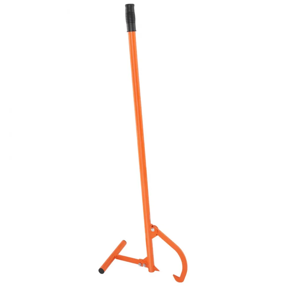 VEVOR Timberjack, 48 in, Heavy Duty Log Lifter with Metal Handle, Log Roller with Adjustable Cant Hook, Logging Tools Log Jack for Logs Ups to 15" Dia, Timber Jack for Rolling Cutting Lifting Logs
