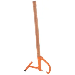 VEVOR Timberjack, 46.5 in, Heavy Duty Log Lifter with Wooden Handle, Log Roller with Adjustable Cant Hook, Logging Tools Log Jack for Logs Ups to 15