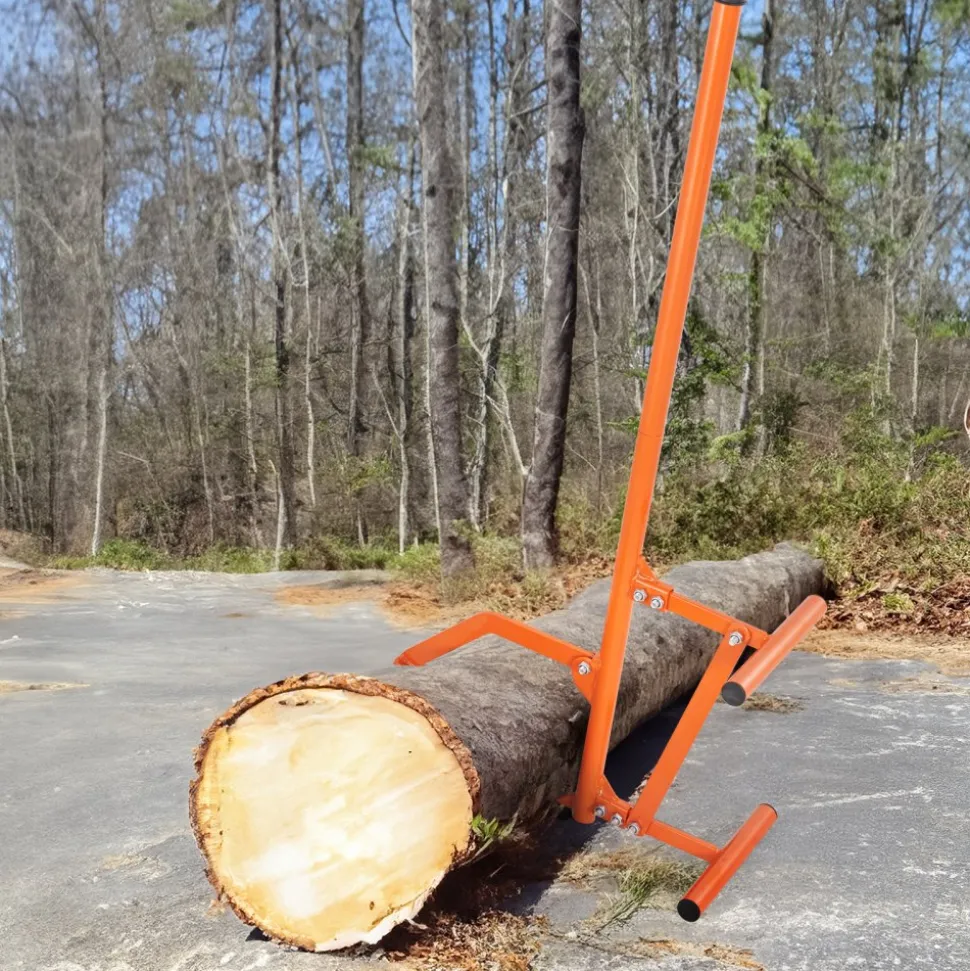 VEVOR Timberjack, 46.5 in, Heavy Duty Steel Log Lifter, Log Roller with Adjustable Cant Hook, Logging Tools Log Jack for Logs Ups to 15" Dia, Timber Jack for Rolling Cutting Lifting Logs