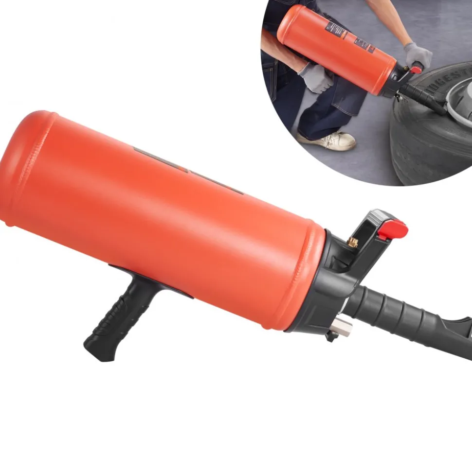 VEVOR Tire Bead Blaster, 150 PSI, Handheld 2.4 Gal/9 L Air Bead Seater, Portable Inflation Tool, 87-116 PSI for Trucks, ATVs, Cars, and Tractor Tire Repairs