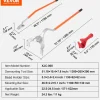 VEVOR Tire Mount Demount Tool, 22.5"-24.5" Manual Steel Tire Changer Mount Demount Removal Tool, with Extra Bead Holder, Tubeless Truck Bead Breaker, 3 PCS Tire Changing Tools, Orange