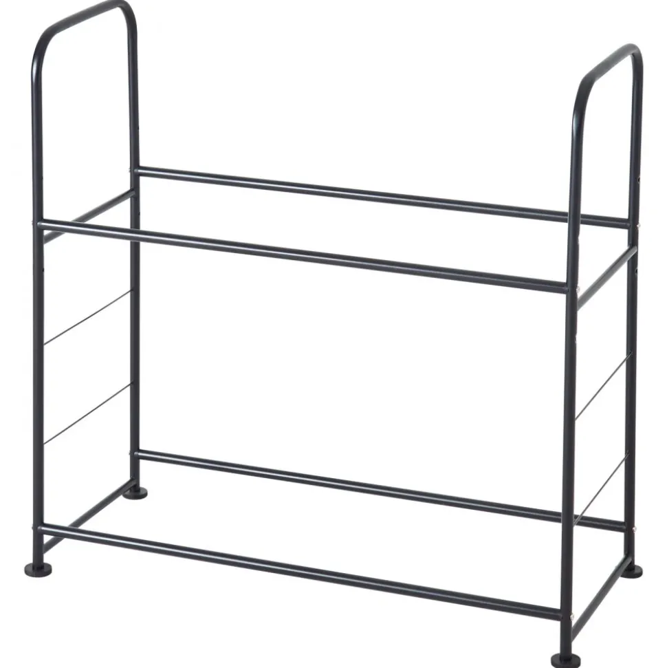 VEVOR Tire Storage Rack, 2-Shelf Tire Stand Holds up to 8 Standard Tires, Q195 Heavy-Duty Steel Tire Holder Carrier with Adjustable Height & Protective Cover for Garage Workshop, 396LBS Loading
