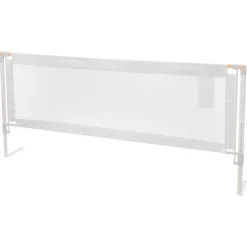 VEVOR Toddler Bed Rail, Kids Beds Guard Rail with Reinforced Iron Pipe and Oxford Cloth, Adjustable Height Bed Side Railing, Portable Guard Bumper Barrier for Crib, Bunk, 78.74 x 35.04 in, 1 Piece