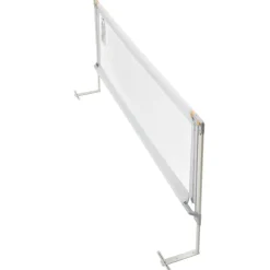 VEVOR Toddler Bed Rail, Kids Beds Guard Rail with Reinforced Iron Pipe and Oxford Cloth, Adjustable Height Bed Side Railing, Portable Guard Bumper Barrier for Crib, Bunk, 78.74 x 35.04 in, 1 Piece