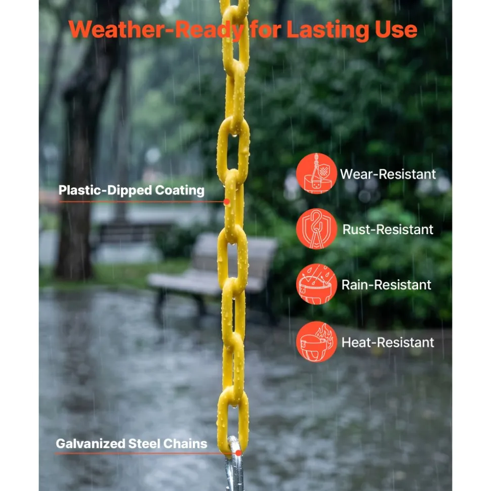 VEVOR Toddler Swing 300 lbs High Back Full Bucket Baby Swing Seat Pink, for Outdoor & Indoor Backyard Playground, Heavy-Duty Coated Chains and Carabiners, Fully Assembled Seat for Toddlers Age 3+