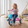 VEVOR Toddler Tricycle for 2-5 Year Old, Kids Trike with Adjustable Seat, Storage Basket, Carbon Steel Frame, Handlebar Grips for Outdoor Play, Tricycle for Toddlers, Birthday Toy for Boys and Girls