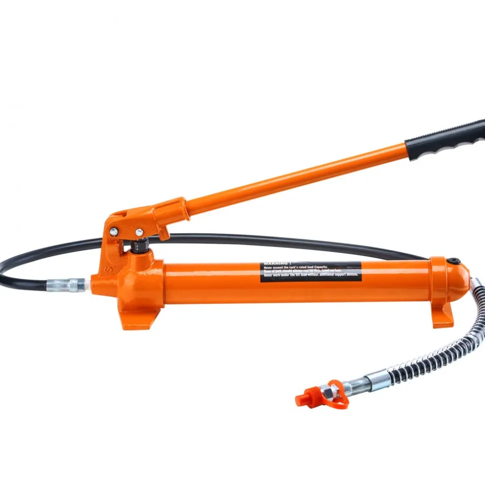 VEVOR 12 Ton Porta Power Kit, Portable Hydraulic Jack with 4.6 ft/1.4 m Oil Hose, Auto Body Frame Repair Kit with Storage Case for Car Repair, Truck, Farm