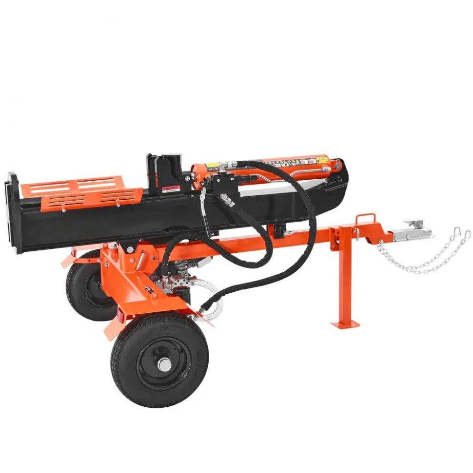 VEVOR 30 Tons Log Splitter, 306CC Engine, Powered Wood Splitter with 2" Ball Coupler, Auto Return, Vertical & Horizontal Mode, Firewood Splitting Wedge Machine for Forestry Harvest