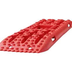 VEVOR 10 TON Traction Boards with PP Material, Recovery Boards for Off-road Vehicles/Cars/Pickups/SUVs/RVs, Pair Tire Traction Mats on Snow, Sand, Mud and Loose Terrain, Storage Bag, Long, Red