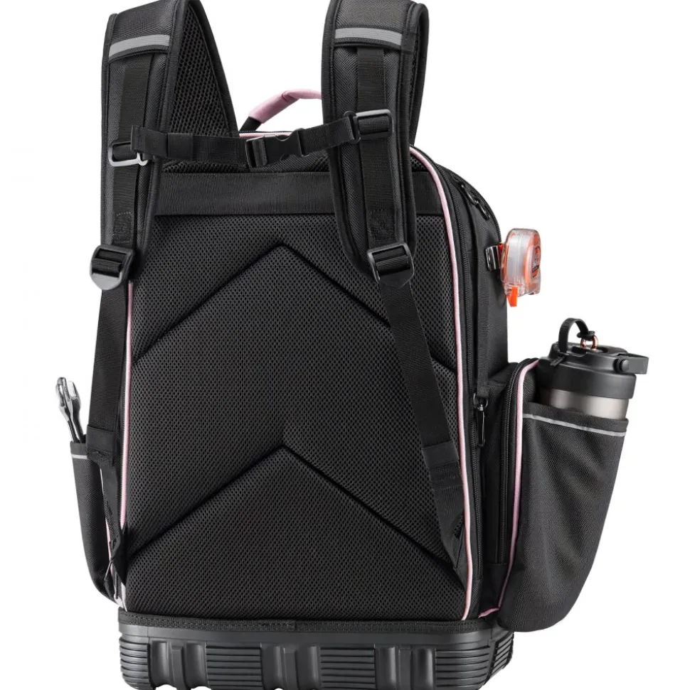VEVOR Tool Backpack, 56 Pockets, Heavy-duty Tools Storage Organizer Work Bags with Laptop Compartment & Molded Base, Electrician Jobsite Backpack for Electrician, Repairman, and HVAC Techs