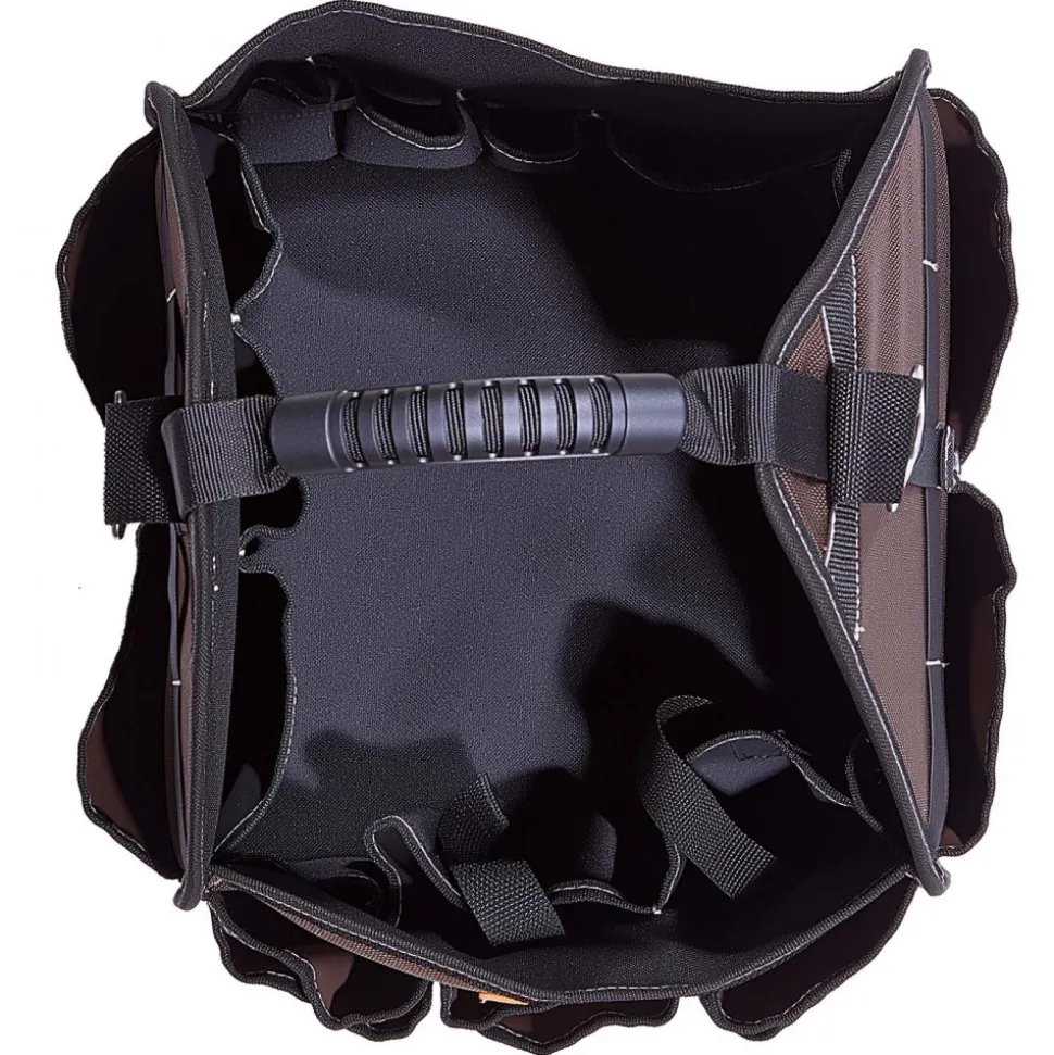 VEVOR Tool Bag, 13 Inch, 45-Pocket Open Top Tool Tote, Electrical Maintenance Toolbox Organizer Storage with Handle, Adjustable Shoulder Strap, Portable Toolbag, for Professionals DIY & Jobsite Use