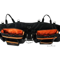 VEVOR Tool Belt with Suspenders, 29 Pockets, 29-54 inches Adjustable Waist Size, Tool Belts for Men, 600D Polyester Heavy Duty Carpenter Tool Pouch for Carpenters, Electricians, and Gardening, Black