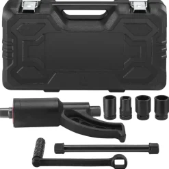 VEVOR Torque Multiplier, Heavy Duty Torque Multiplier Wrench Set, 1 Inch Drive Lug Nut Wrench Torque Multiplier, 1:58 4800N.m Lug Nut Remover, with 4 Sockets and Storage Case for Truck Trailer RV