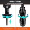 VEVOR Torque Screwdriver, 1/4" Drive Screwdriver Torque Wrench, Electrician Torque Screwdriver with Scale, 10-70 in/lbs Torque Range, 1 in-lbs Torque Increment Torque Screwdriver with Bits & Case